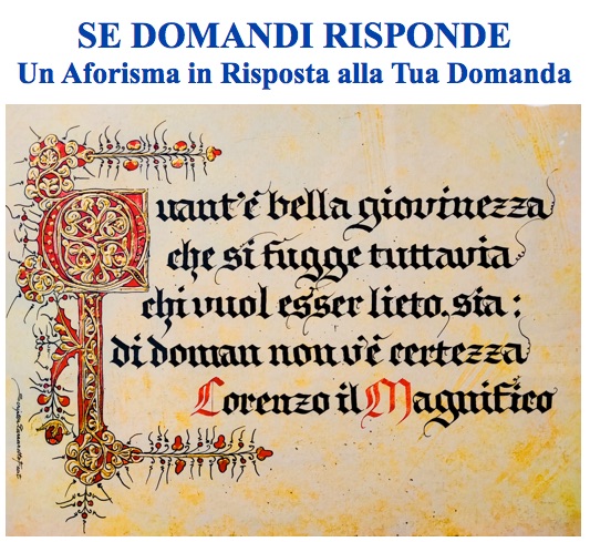 Citazione di Lorenzo Il Magnifico